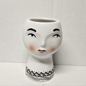 Abbott Collection Pretty Lady Head Vase/Planter